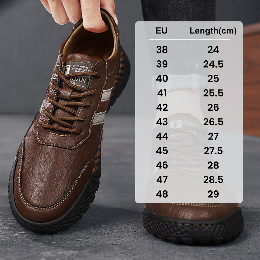 (🔥Dnes sleva 50 % – vezměte si to!) Prémiová stylová ortopedická obuv 👞 – Ergonomický design pro úlevu od bolesti