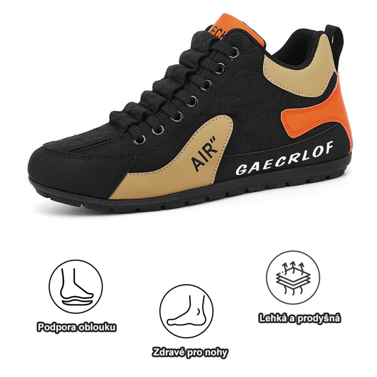 [Dnes sleva 50 % – brzy končí] Ergonomicky tvarovaná ortopedická obuv – prémiová kůže + ručně šitá – nutnost pro muže 👞