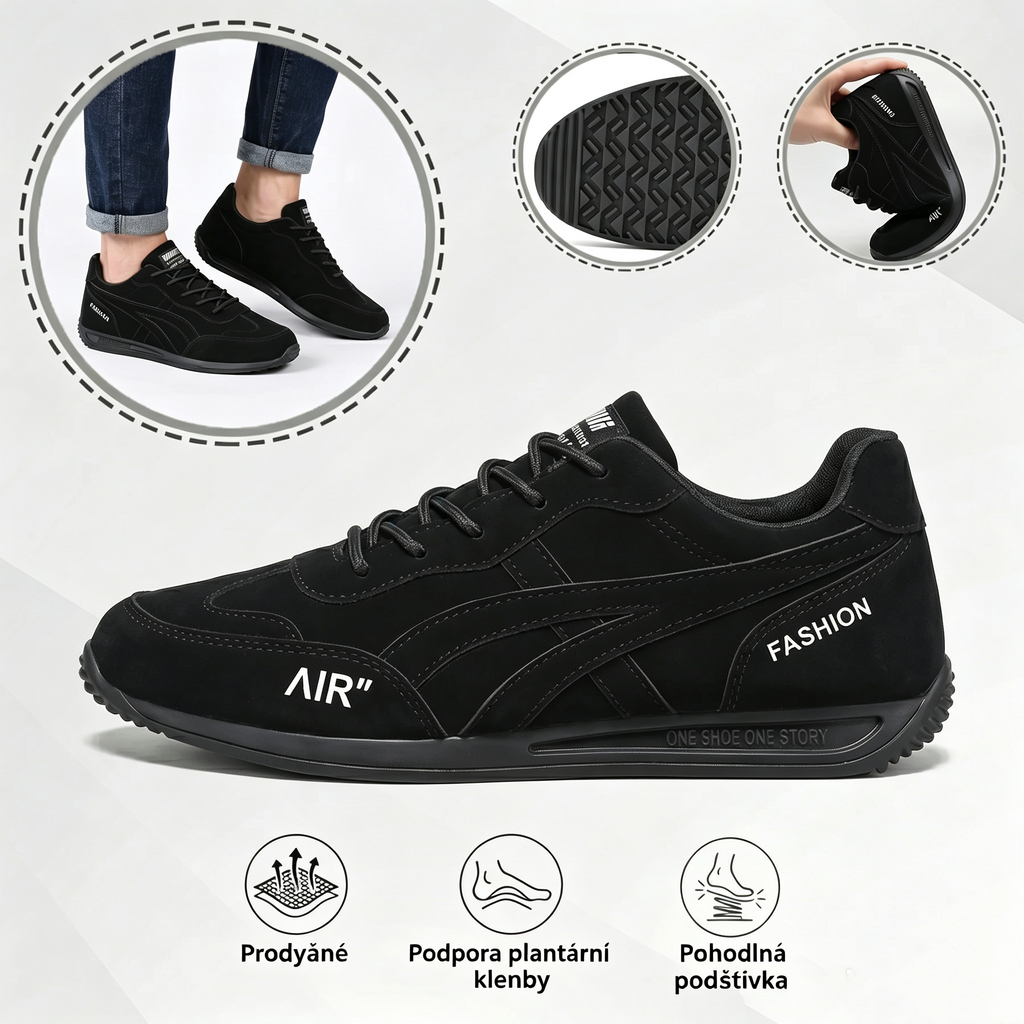 🔥 Dnešní speciální nabídka s 50% slevou🎁Pánské ortopedické vycházkové boty ✅ Prodyšné a protiskluzové - Rozlučte se s bolestí nohou a užívejte si celodenní pohodlí!