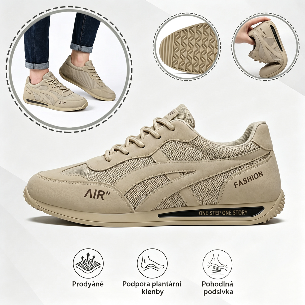 🔥 Dnešní speciální nabídka s 50% slevou🎁Pánské ortopedické vycházkové boty ✅ Prodyšné a protiskluzové - Rozlučte se s bolestí nohou a užívejte si celodenní pohodlí!