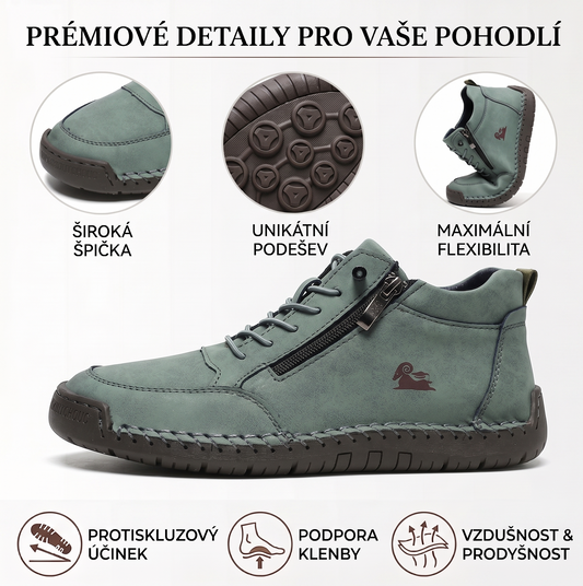 🔥 50% sleva – Nenechte si ji ujít| Vybraná obuv z telecí kůže – ortopedické boty – 👞 – odolné, protiskluzové a nepromokavé |podpora klenby, úleva od bolesti, unisex