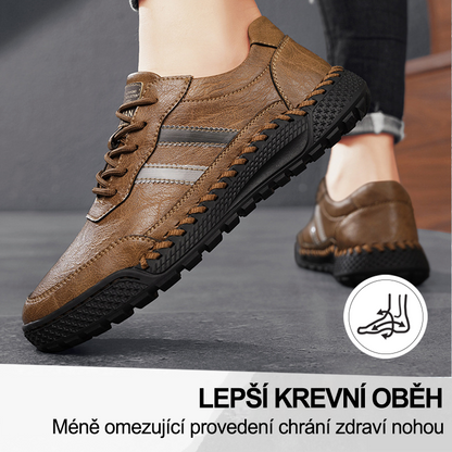 (🔥Dnes sleva 50 % – vezměte si to!) Prémiová stylová ortopedická obuv 👞 – Ergonomický design pro úlevu od bolesti