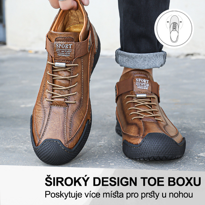 🔥50% sleva dnes – Získejte ji hned teď! | Prémiová módní kožená obuv | Ergonomický design | Ortopedická a proti bolesti