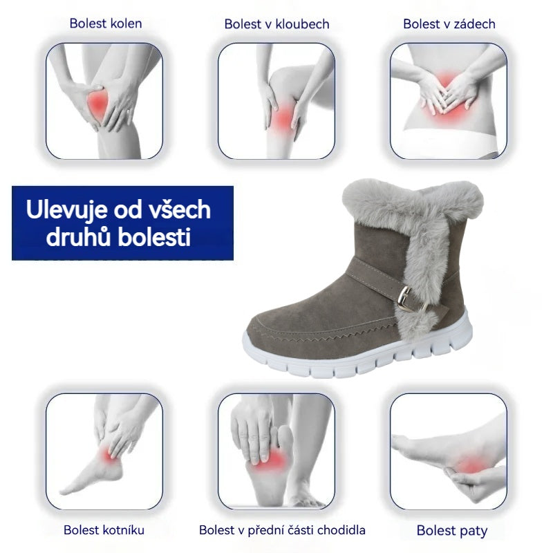 Slancks® | Ergonomická zimní ortopedická obuv pro úlevu od bolesti nohou, kolen a zad.