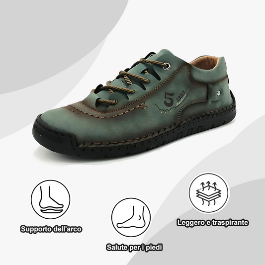 [Sconto del 50% oggi - da non perdere] Scarpe ortopediche dal design ergonomico - pelle di alta qualità + cucite a mano