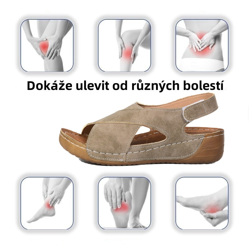 Dnes za poloviční cenu | Ergonomické ortotické sandály | Bezbolestná chůze | Pohodlnější chůze