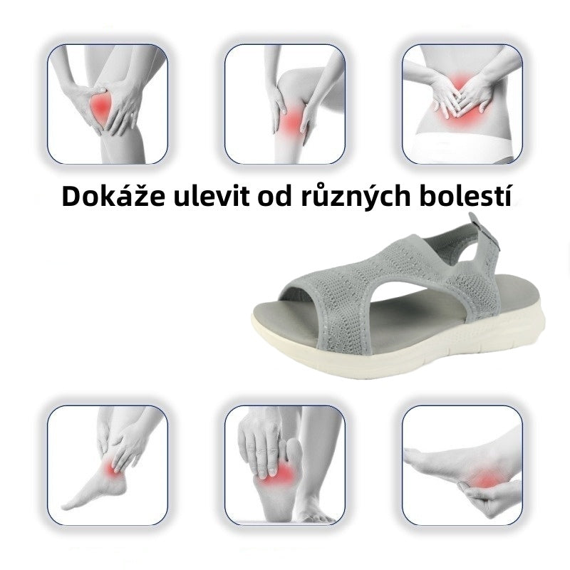[🎁Dnes za poloviční cenu - nenechte si to ujít] Ergonomicky tvarované ortopedické sandály - bezbolestná chůze👞Zajišťují pohodlnější chůzi