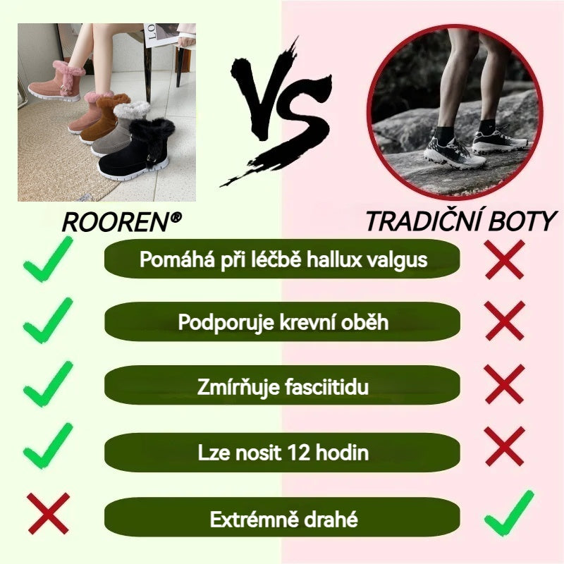 Slancks® | Ergonomická zimní ortopedická obuv pro úlevu od bolesti nohou, kolen a zad.