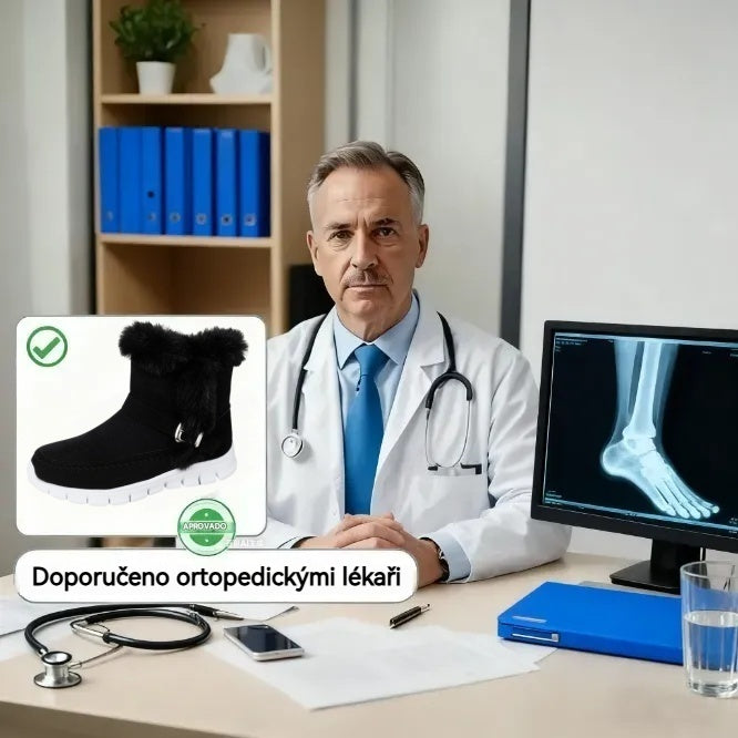 Slancks® | Ergonomická zimní ortopedická obuv pro úlevu od bolesti nohou, kolen a zad.