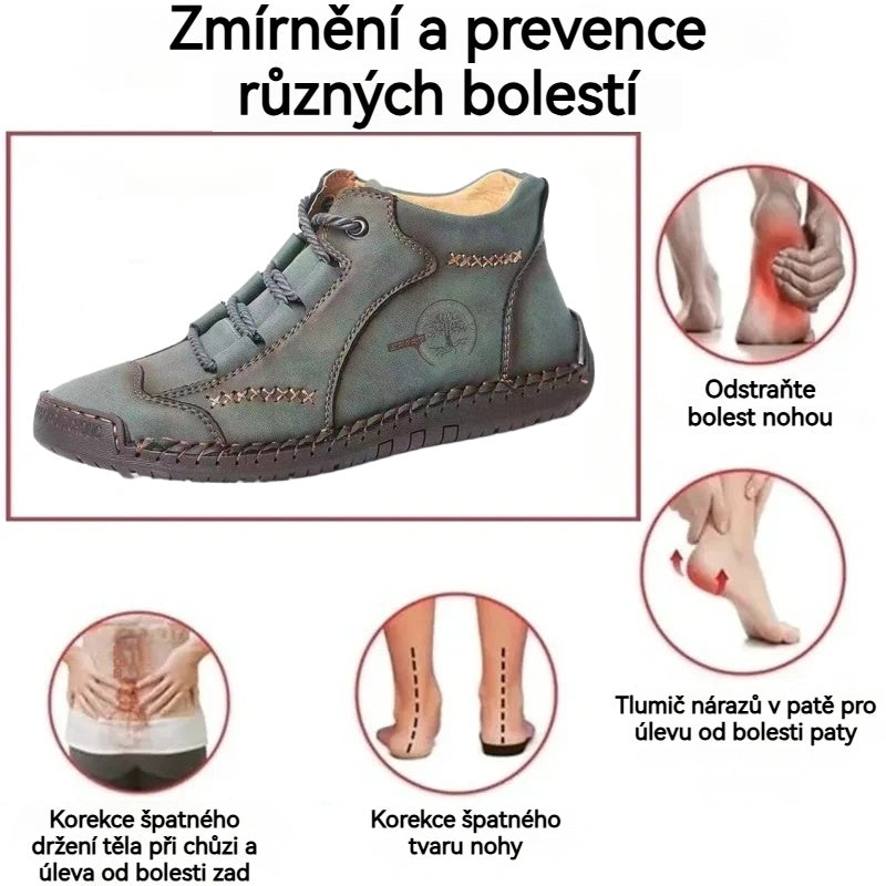 ⏰ Dnes sleva 50 % — Nenechte si to ujít! 🐂 Nová pánská ortopedická obuv vyrobená z hovězí kůže, voděodolná a protiskluzová, 🦶 účinná při úlevě od bolesti nohou.