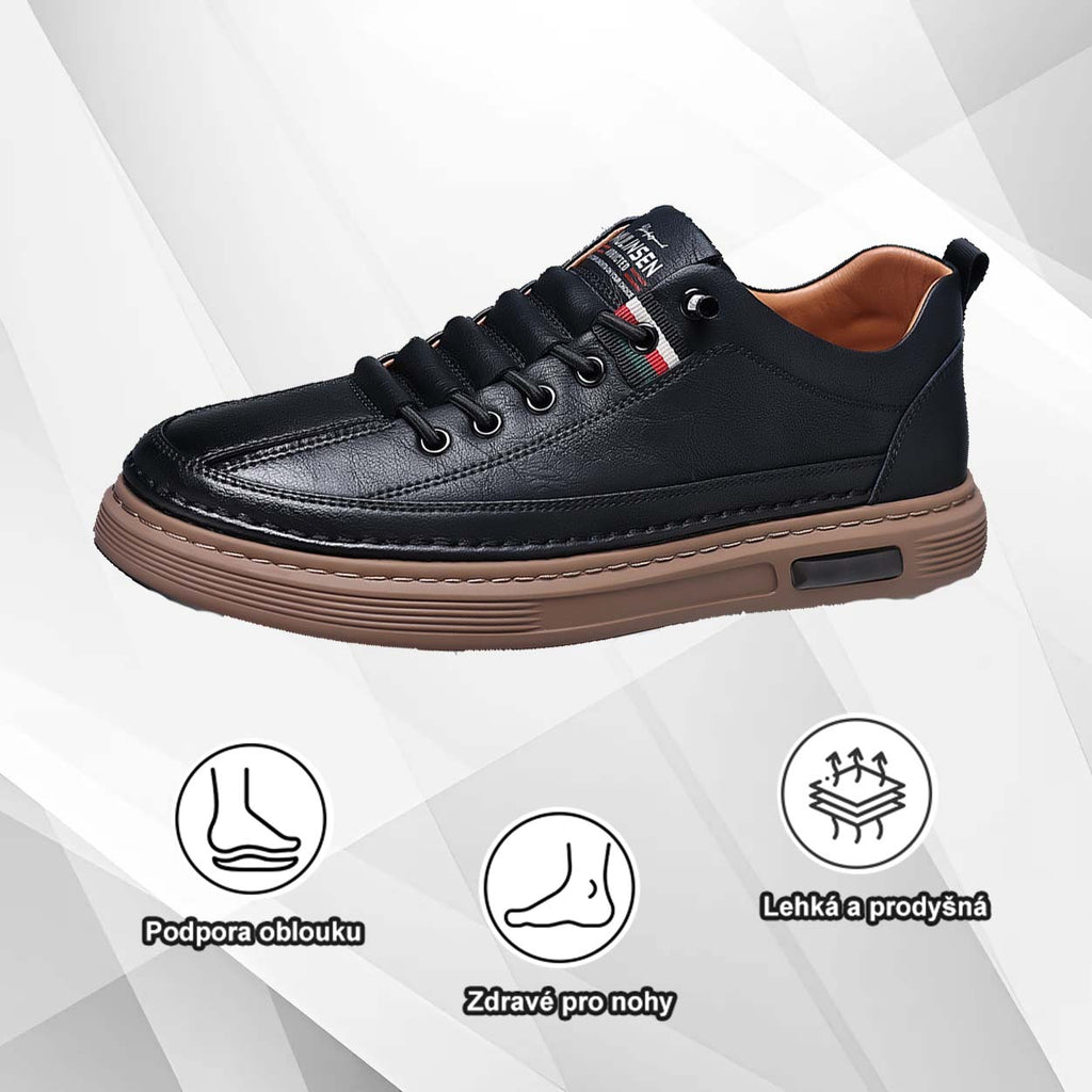 🔥Dnes sleva 50 % – vezměte si to|Prémiová stylová ortopedická obuv 👞 – Ergonomický design pro úlevu od bolesti