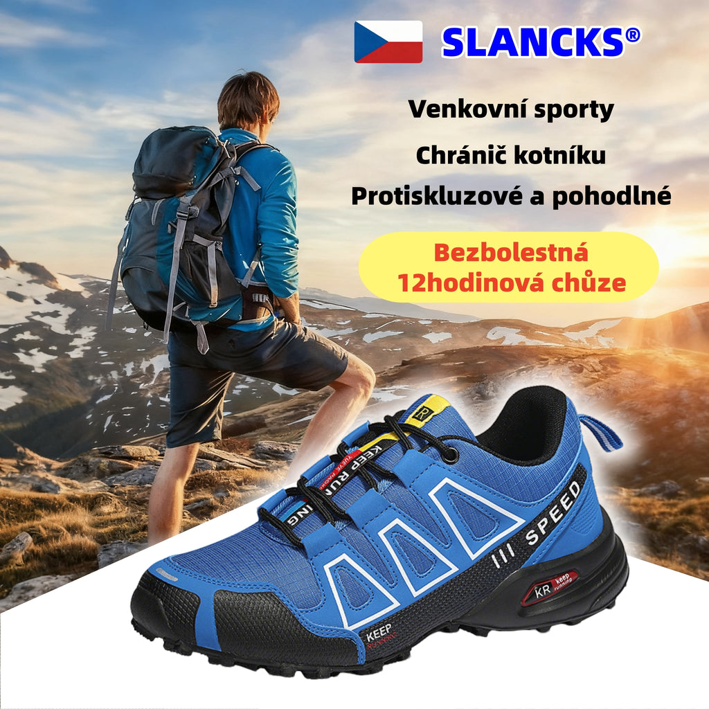 Ortopedická turistická obuv Slancks® | Ergonomicky navržená pro úlevu od bolesti zad, nohou a kloubů