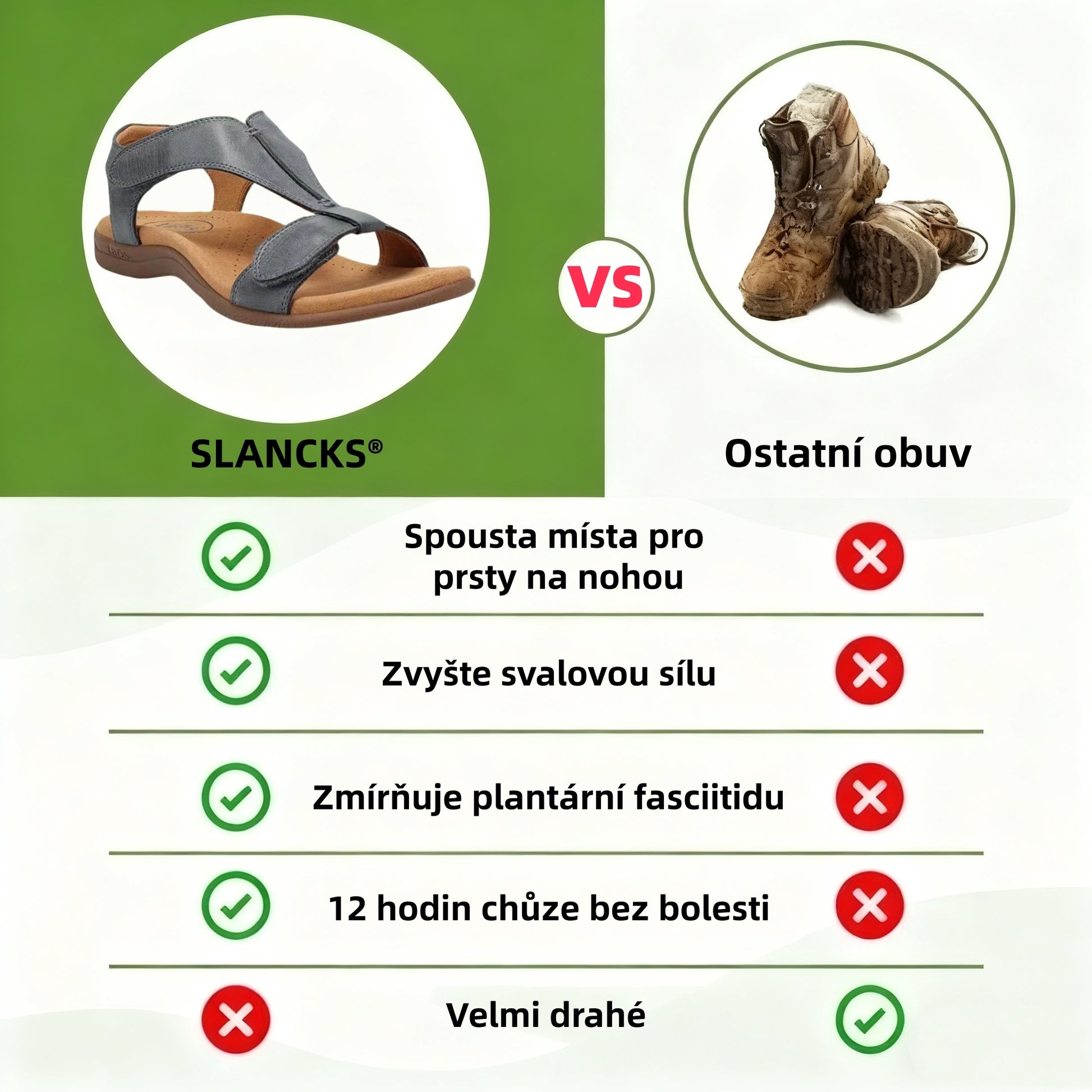 ⏰ Dnešní speciální nabídka: 50% sleva | Letní ortopedické sandály RENMIIX® | Podpora klenby, pohodlná a bezbolestná chůze