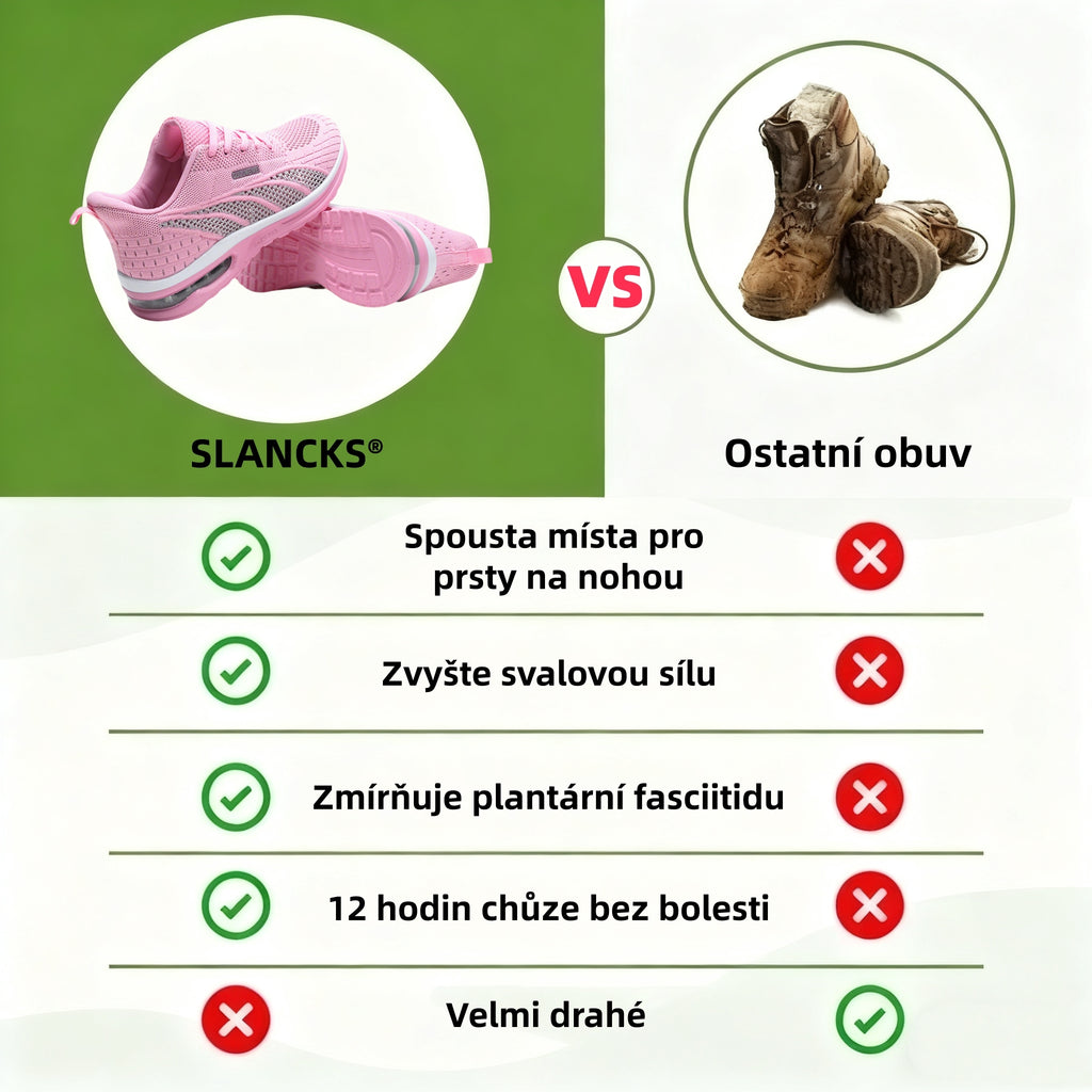 ⏰Dnes za poloviční cenu | Ortopedická obuv Slancks® | Ergonomicky navržená pro úlevu od bolesti zad, nohou a kloubů