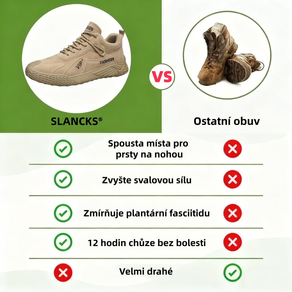 ⏰Časově omezená nabídka |SLANCKS®| Turistická obuv nejnovější generace s podporou klenby a korekcí chůze