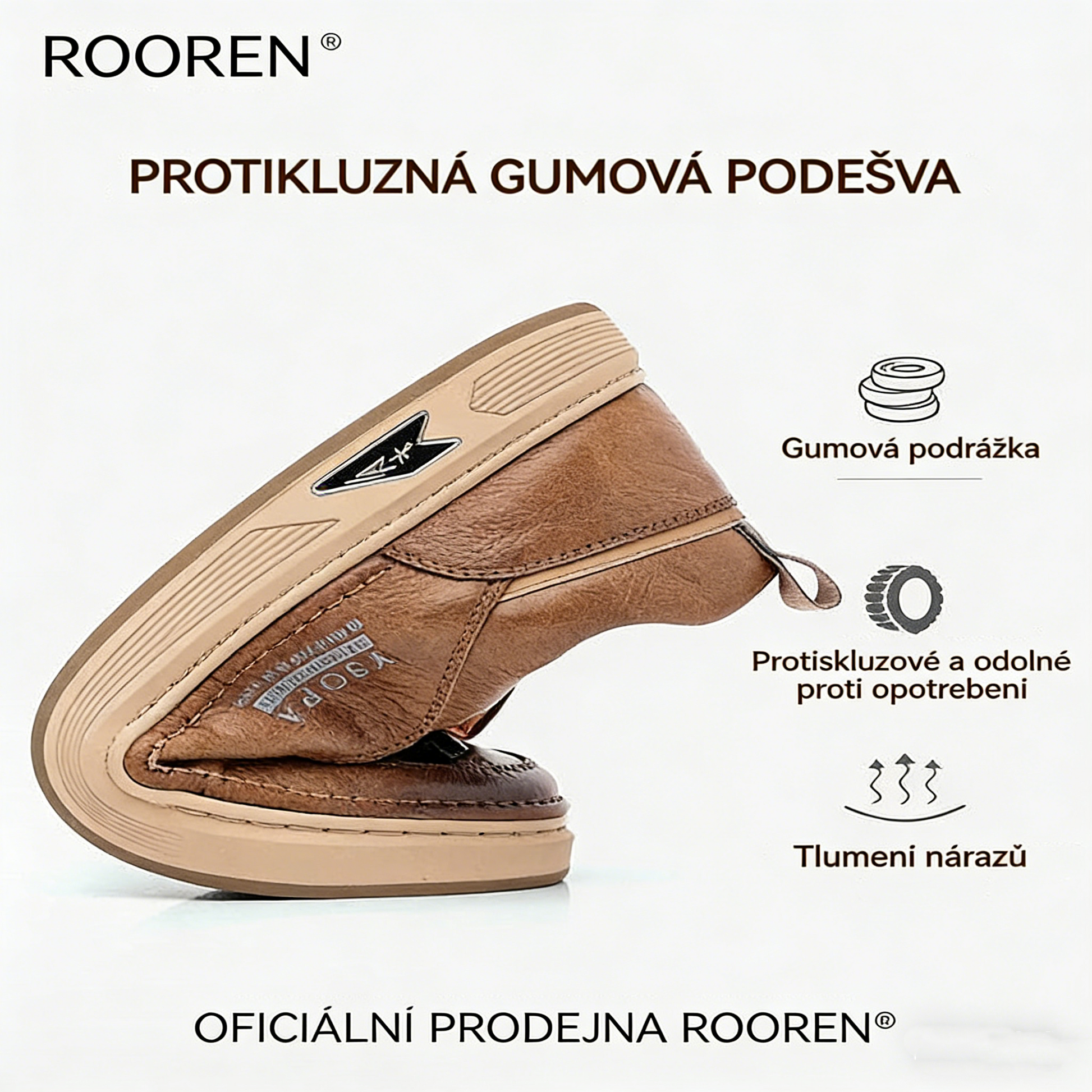RENMIIX® | 🐂 Pánské kozačky z telecí kůže | Podpora klenby, úleva od bolesti, pohodlná chůze