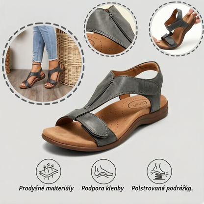 🎁Dnes za poloviční cenu - nenechte si to ujít| Ergonomicky tvarované ortopedické sandály - bezbolestná chůze👞Zajišťují pohodlnější chůzi