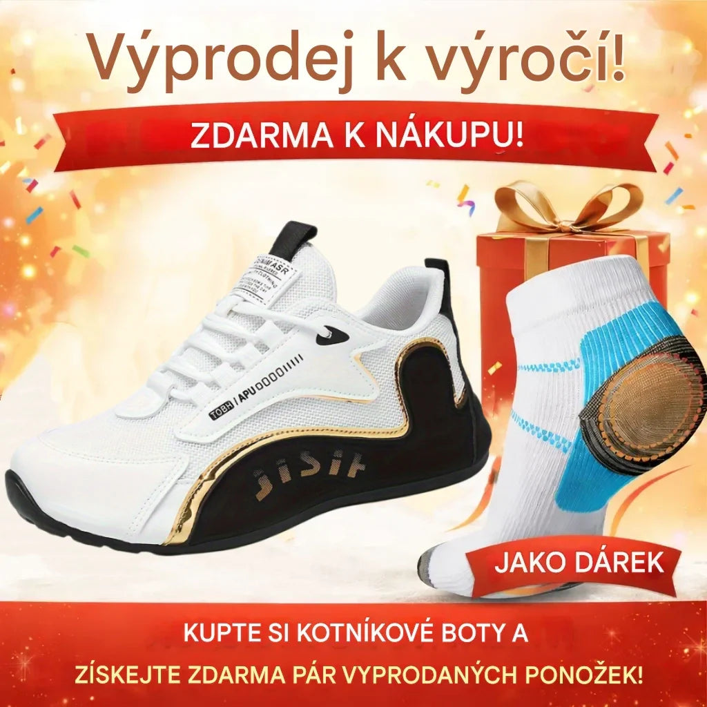 Poslední den 50% slevy ⏰ SLANCKS® | Ulevte od bolesti nohou a fasciitidy - Voděodolná, protiskluzová ortopedická obuv