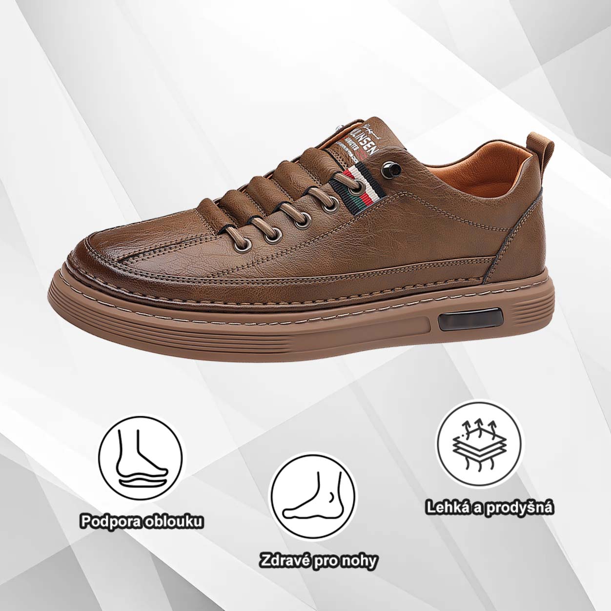 🔥Dnes sleva 50 % – vezměte si to|Prémiová stylová ortopedická obuv 👞 – Ergonomický design pro úlevu od bolesti