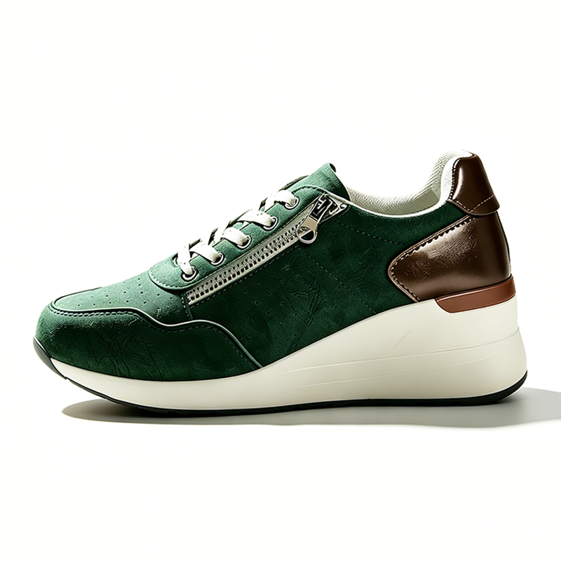 Ortopedická obuv Renmiix® 【🔥Dnešní speciál: 50% sleva🎁】 Pohodlná vycházková obuv - Zapínání na boční zip, vysoký podpatek, podpora klenby pro účinnou úlevu od bolesti chodidla, voděodolná a protiskluzová.