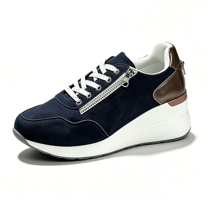 Ortopedická obuv Renmiix® 【🔥Dnešní speciál: 50% sleva🎁】 Pohodlná vycházková obuv - Zapínání na boční zip, vysoký podpatek, podpora klenby pro účinnou úlevu od bolesti chodidla, voděodolná a protiskluzová.