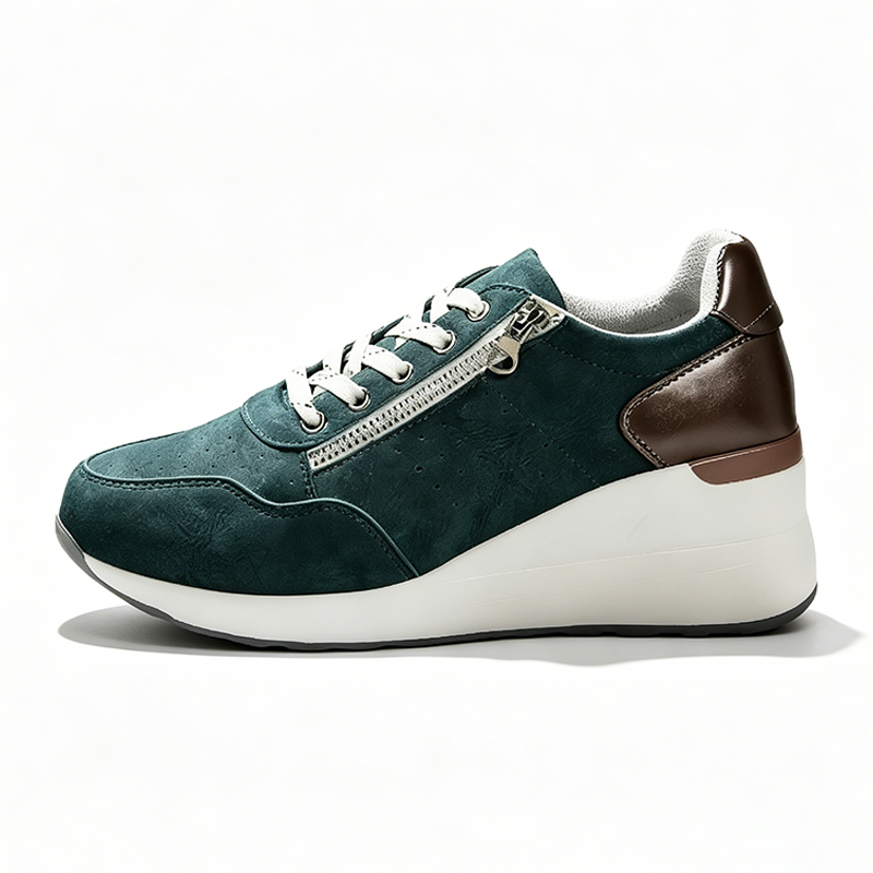Ortopedická obuv Renmiix® 【🔥Dnešní speciál: 50% sleva🎁】 Pohodlná vycházková obuv - Zapínání na boční zip, vysoký podpatek, podpora klenby pro účinnou úlevu od bolesti chodidla, voděodolná a protiskluzová.