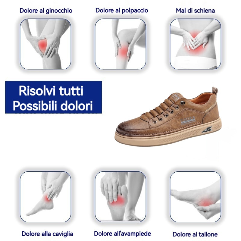 🐂 Scarpe da uomo in pelle di vitello prodotte in Australia 👞 Cucite a mano, facili da indossare e da togliere ✅ Supporto dell'arco plantare, sollievo dal dolore - camminare confortevole
