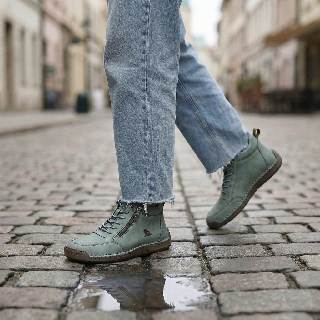 (🔥 50% sleva – Nenechte si ji ujít!) Vybraná obuv z telecí kůže – ortopedické boty – 👞 – odolné, protiskluzové a nepromokavé (podpora klenby, úleva od bolesti, unisex)