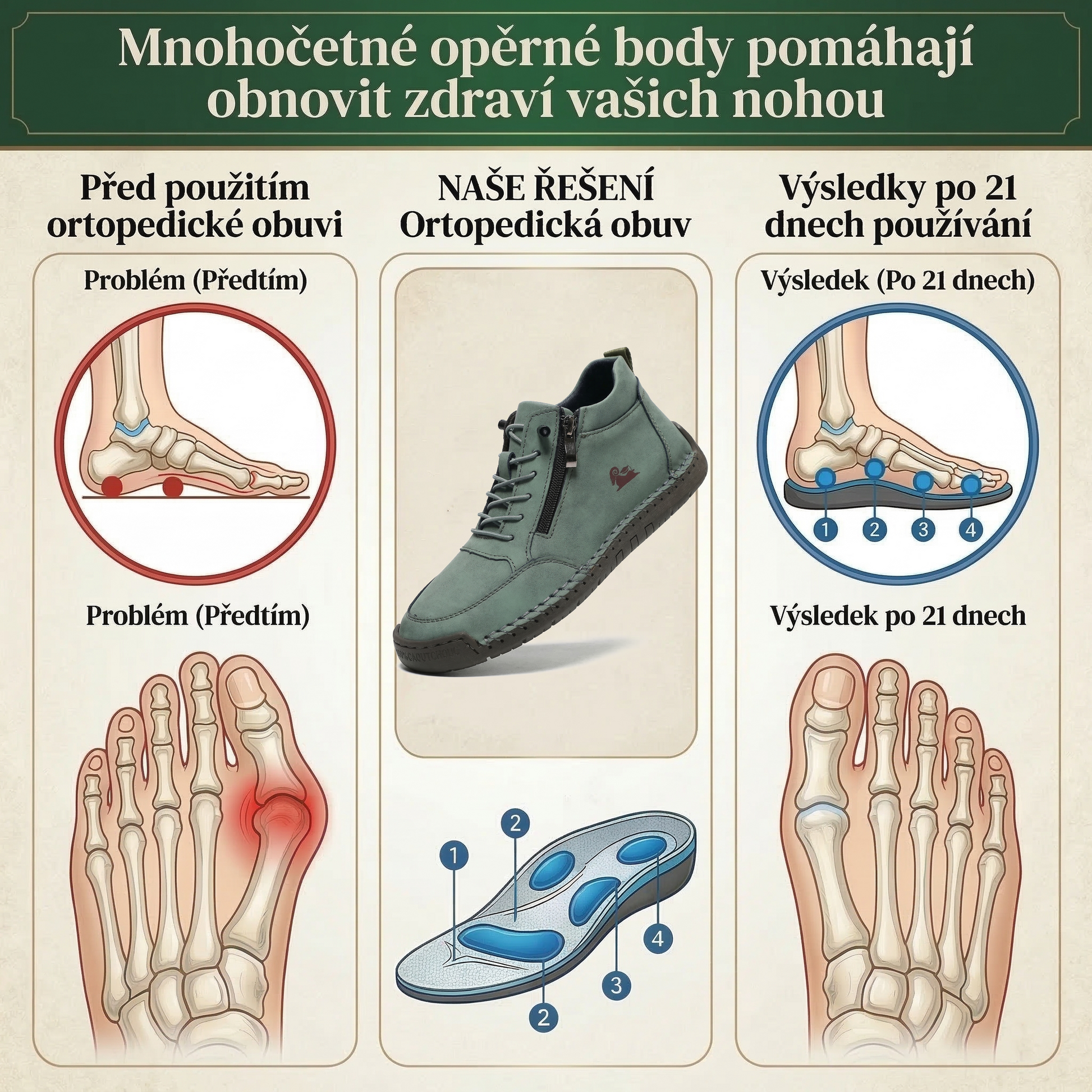 (🔥 50% sleva – Nenechte si ji ujít!) Vybraná obuv z telecí kůže – ortopedické boty – 👞 – odolné, protiskluzové a nepromokavé (podpora klenby, úleva od bolesti, unisex)