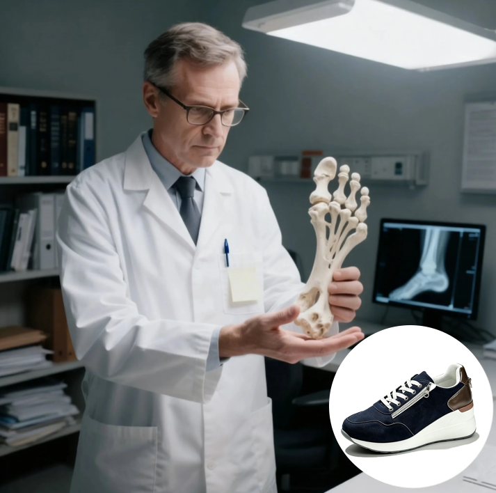 Ortopedická obuv Renmiix® 【🔥Dnešní speciál: 50% sleva🎁】 Pohodlná vycházková obuv - Zapínání na boční zip, vysoký podpatek, podpora klenby pro účinnou úlevu od bolesti chodidla, voděodolná a protiskluzová.