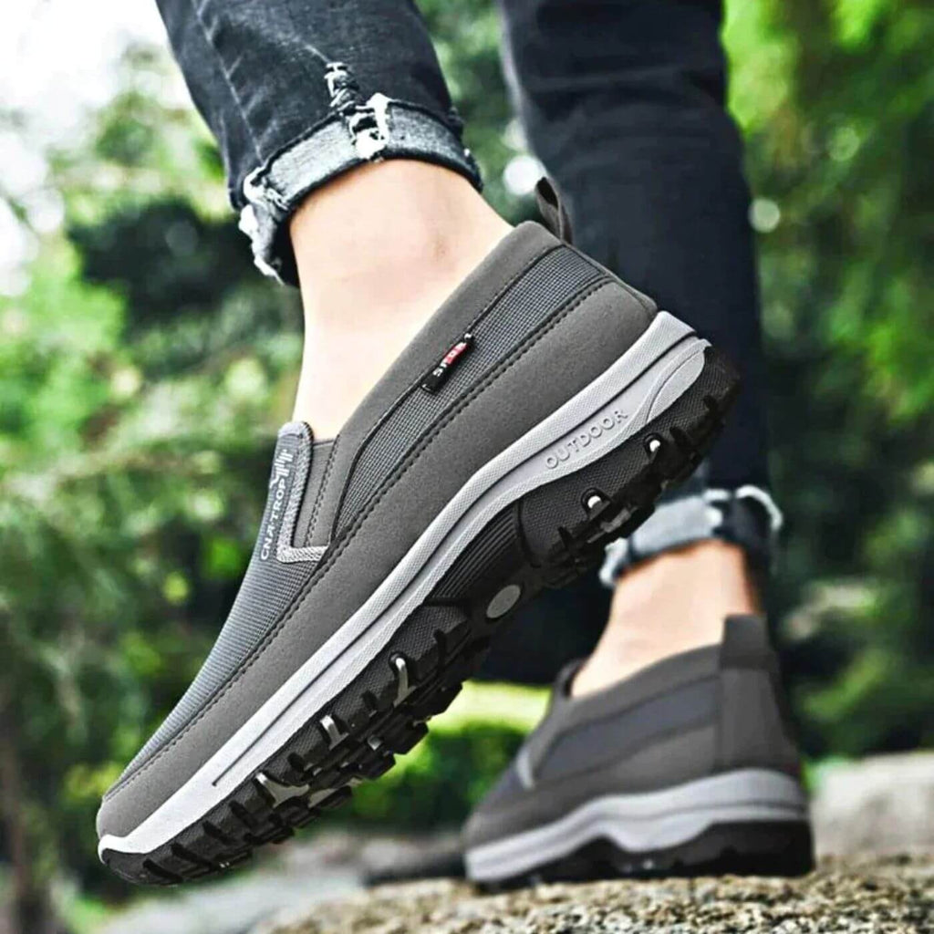【🔥Dnes za poloviční cenu - nenechte si to ujít】 Ergonomicky navržená ortopedická obuv - design podpory klenby 👞Snadno se zbavte bolesti nohou