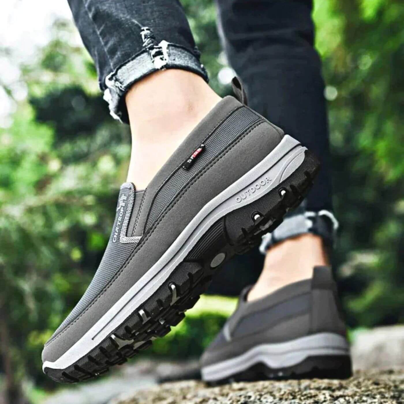 【🔥Dnes za poloviční cenu - nenechte si to ujít】 Ergonomicky navržená ortopedická obuv - design podpory klenby 👞Snadno se zbavte bolesti nohou