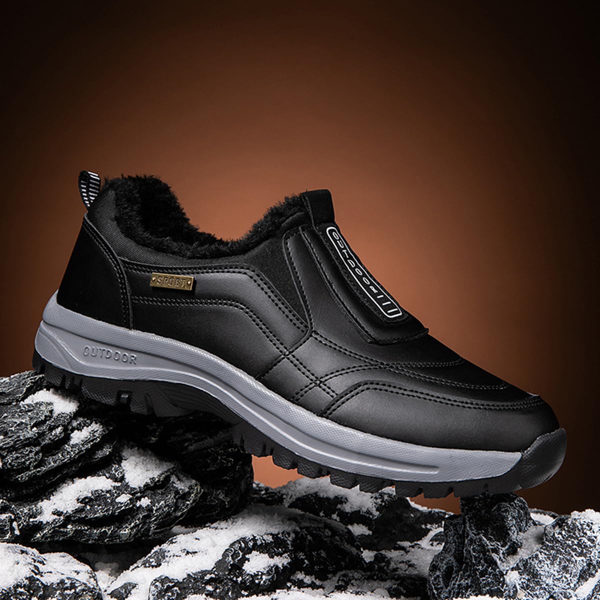 Slancks® | Ergonomicky tvarovaná ortopedická obuv | Plyšová podšívka pro úlevu od bolesti nohou, zad a kloubů | Unisex