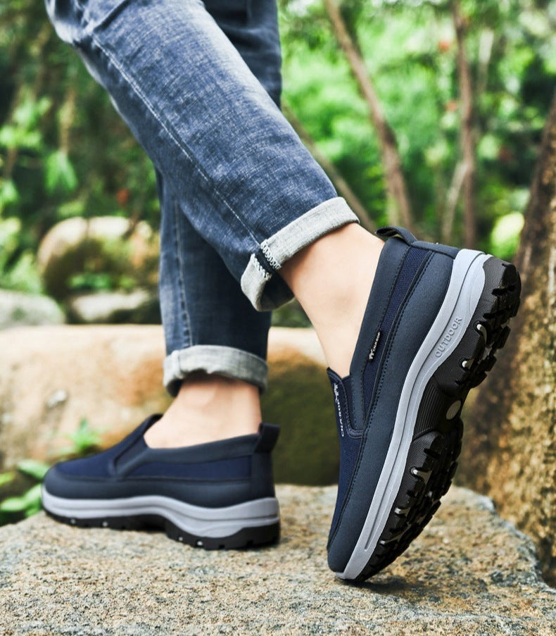 【🔥Dnes za poloviční cenu - nenechte si to ujít】 Ergonomicky navržená ortopedická obuv - design podpory klenby 👞Snadno se zbavte bolesti nohou