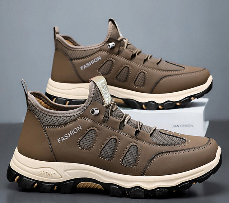 🔥50% sleva - Nenechte si to ujít! | Pánské outdoorové boty SLANCKS® | S oporou klenby. Protiskluzové a prodyšné pro celodenní pohodlí.