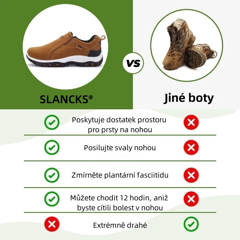 Slancks® – Ergonomicky navržená lékařská ortopedická obuv, která ulevuje od bolesti zad, kloubů a nohou.