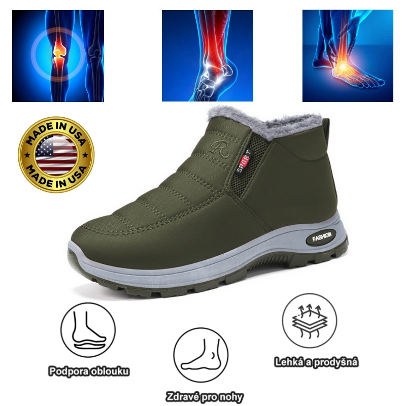 Zimní ortopedické boty Slancks® | Měkké, pohodlné, unisex, ergonomicky tvarované
