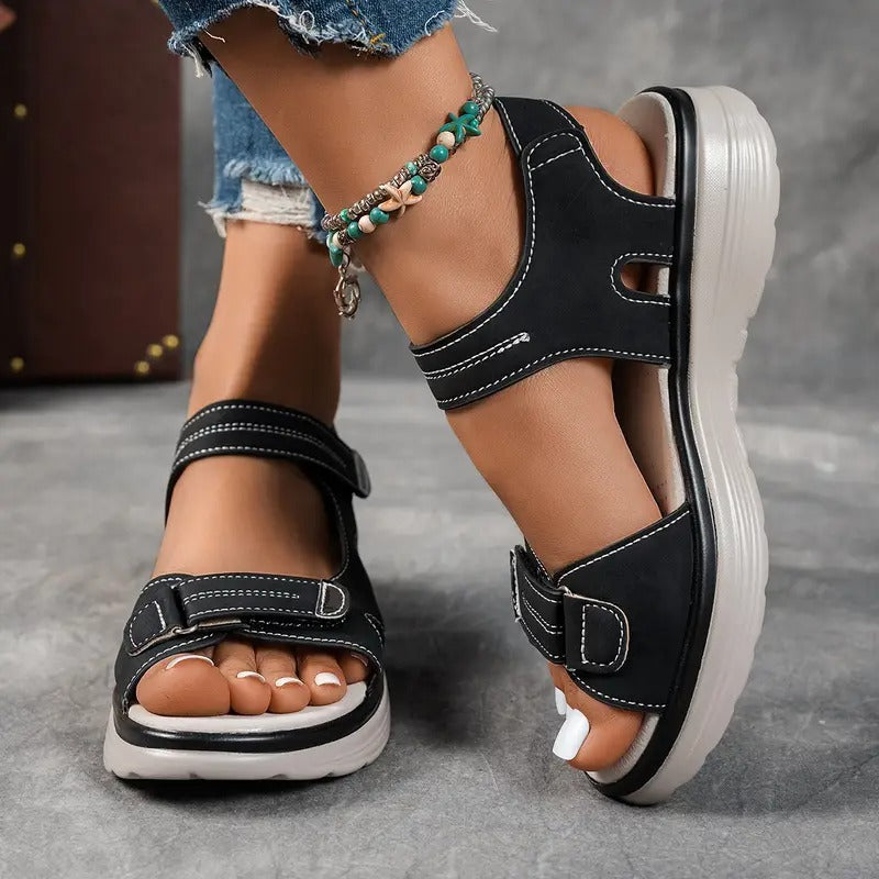 [🎁Dnes za poloviční cenu - nenechte si to ujít] Ergonomicky tvarované ortopedické sandály - bezbolestná chůze👞Zajišťují pohodlnější chůzi