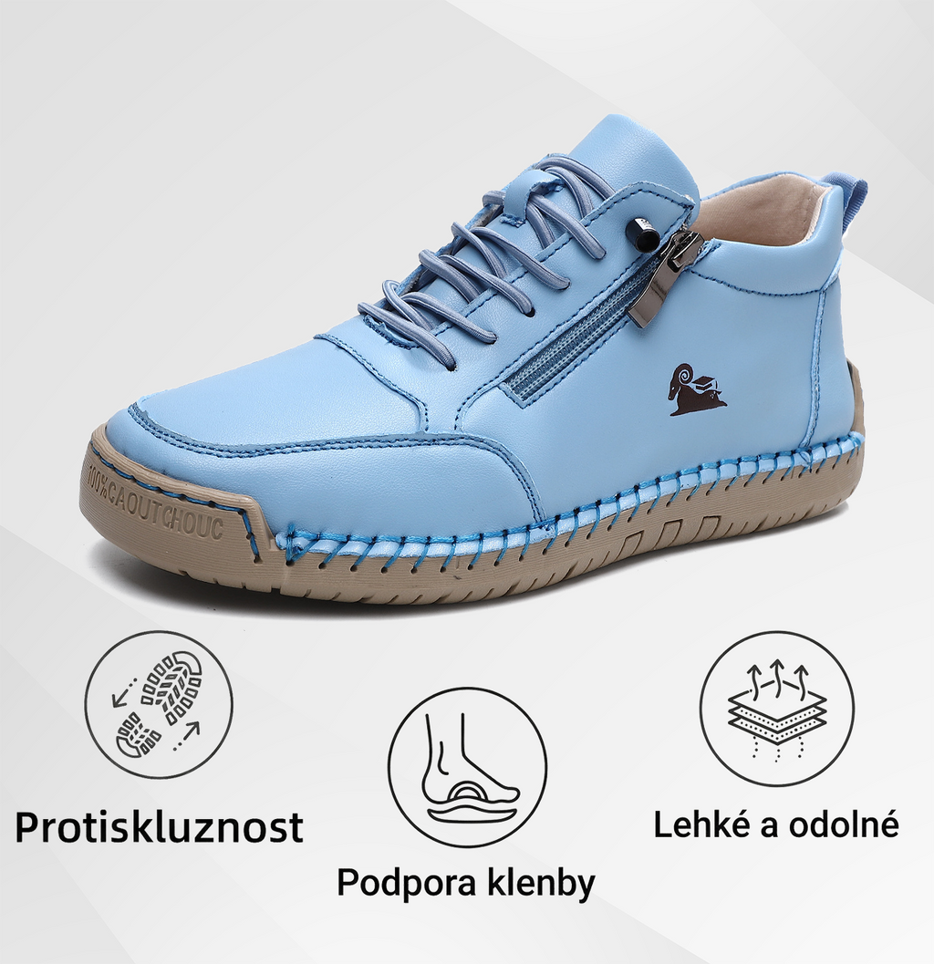 (🔥 50% sleva – Nenechte si ji ujít!) Vybraná obuv z telecí kůže – ortopedické boty – 👞 – odolné, protiskluzové a nepromokavé (podpora klenby, úleva od bolesti, unisex)