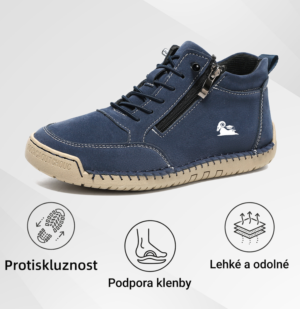 (🔥 50% sleva – Nenechte si ji ujít!) Vybraná obuv z telecí kůže – ortopedické boty – 👞 – odolné, protiskluzové a nepromokavé (podpora klenby, úleva od bolesti, unisex)