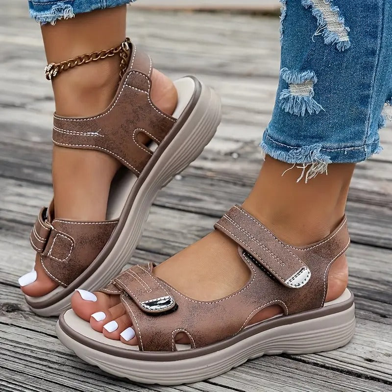 [🎁Dnes za poloviční cenu - nenechte si to ujít] Ergonomicky tvarované ortopedické sandály - bezbolestná chůze👞Zajišťují pohodlnější chůzi