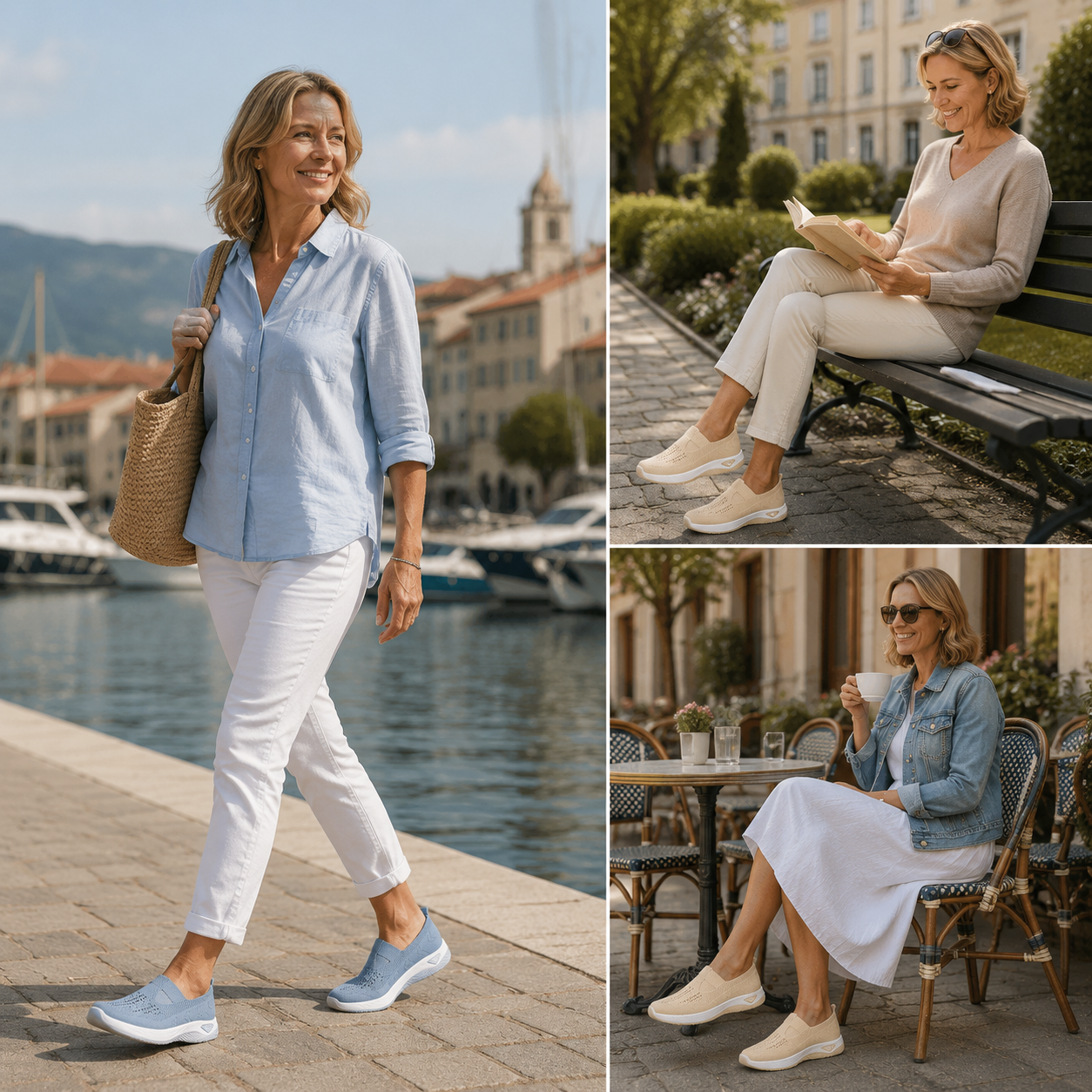 ⏰ 70% sleva 👟 Ergonomická letní ortopedická obuv | Prodyšná a lehká ✅ Ulevuje od bolesti nohou | Snadné nazouvání a zouvání