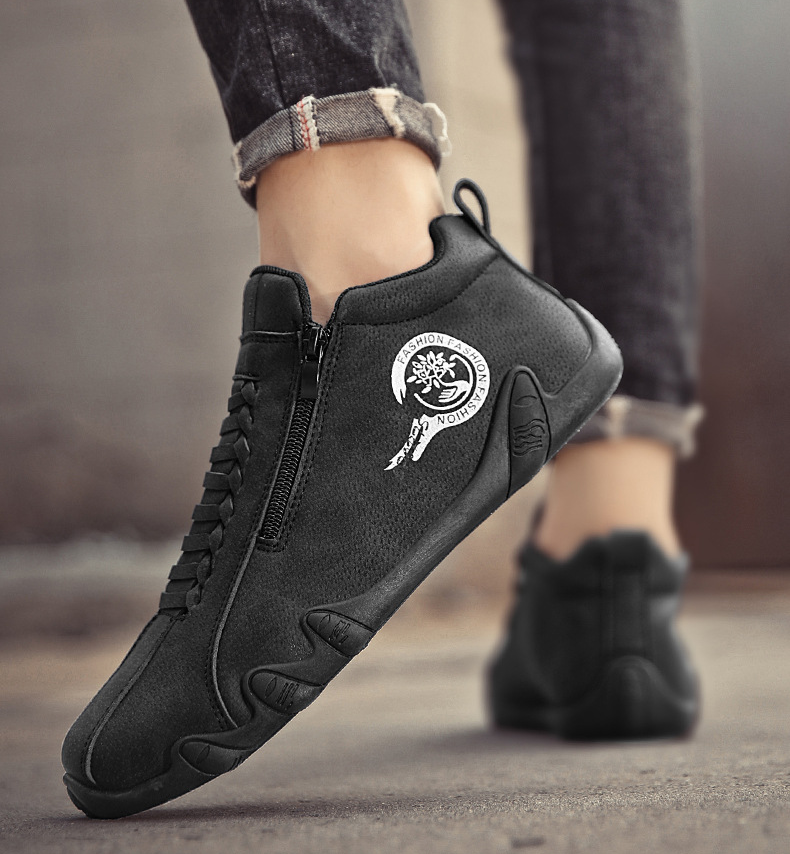 Slancks® | Vysoké kozačky z pravé kůže, unisex! Tyto ortopedické boty mají ergonomickou oporu klenby a protiskluzovou podrážku.