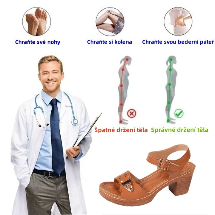 [🎁Dnes za poloviční cenu - nenechte si to ujít] Ergonomicky tvarované ortopedické sandály - bezbolestná chůze👞usnadňují chůzi