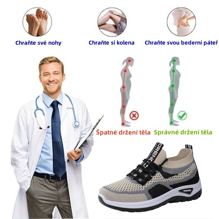 🔥Dnes za poloviční cenu – Nenechte si to ujít! | Ergonomická ortopedická obuv Slancks® – Snadno se zbavte bolesti nohou 👞 Usnadněte si chůzi