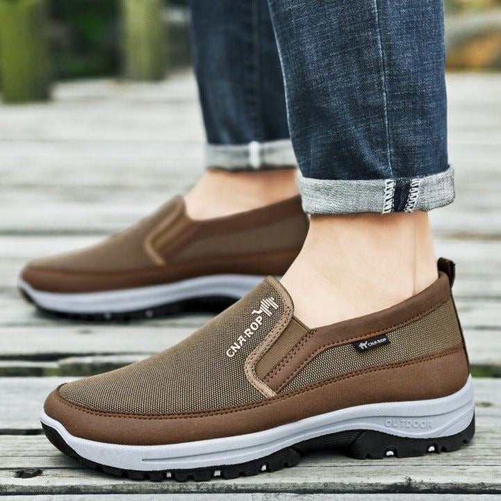 【🔥Dnes za poloviční cenu - nenechte si to ujít】 Ergonomicky navržená ortopedická obuv - design podpory klenby 👞Snadno se zbavte bolesti nohou