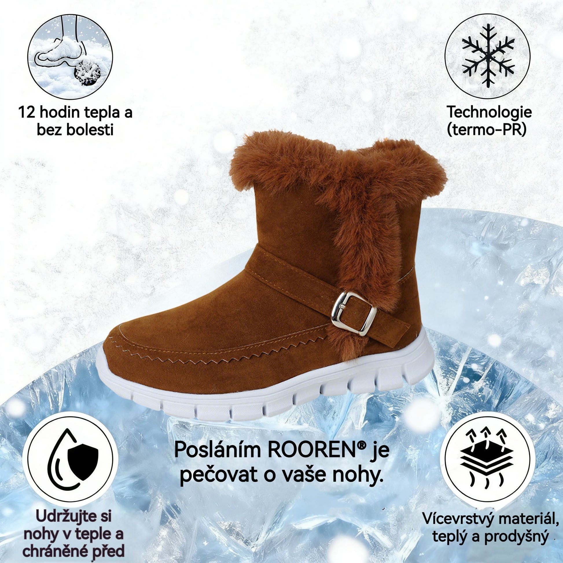 Slancks® | Ergonomická zimní ortopedická obuv pro úlevu od bolesti nohou, kolen a zad.