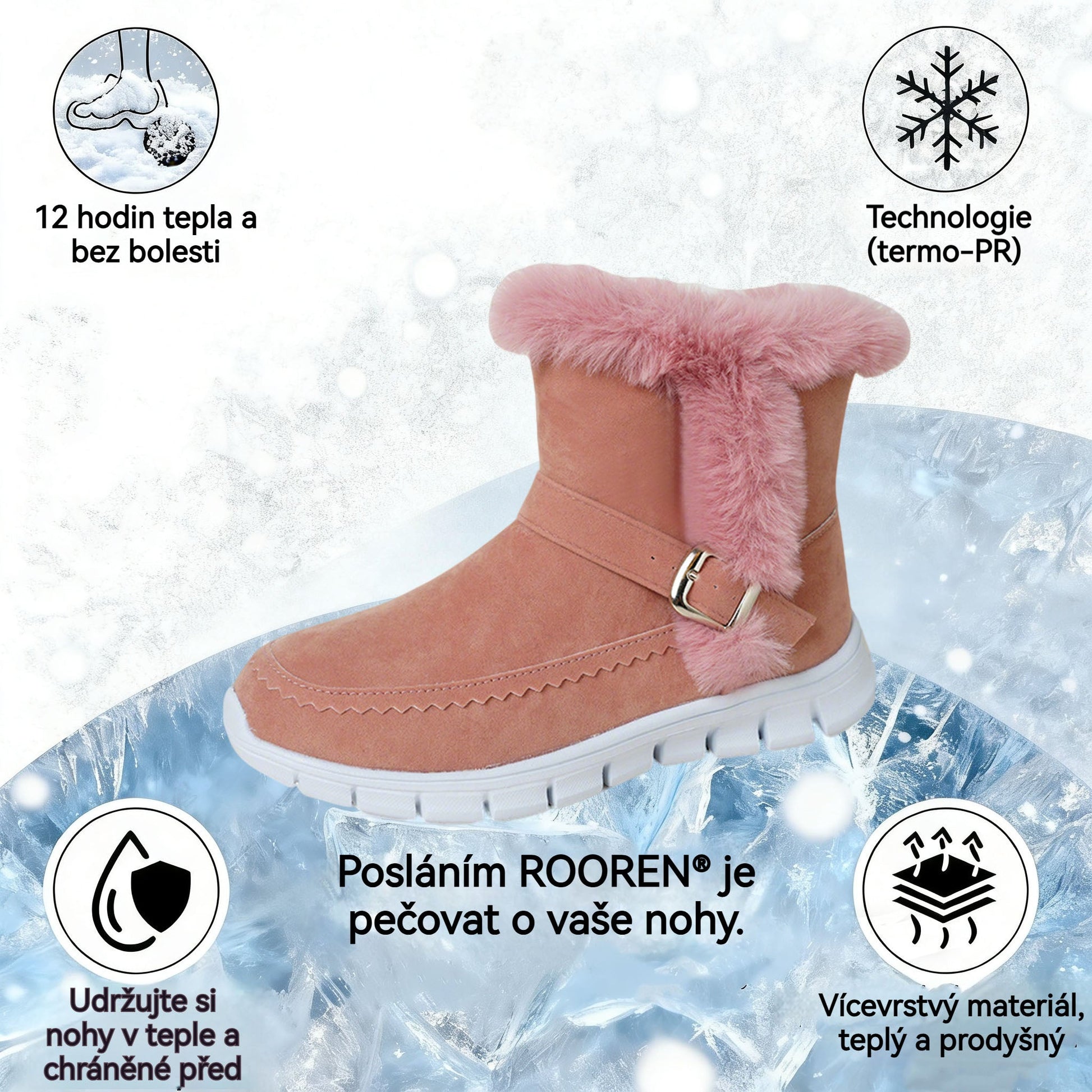 Slancks® | Ergonomická zimní ortopedická obuv pro úlevu od bolesti nohou, kolen a zad.
