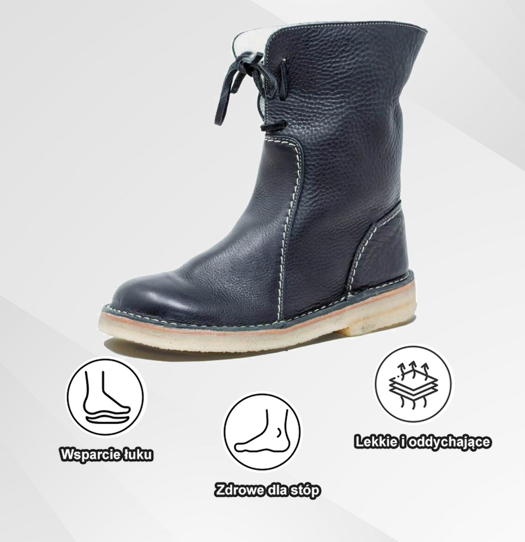 Slancks® | Měkké a pohodlné boty z ovčí kůže | S oporou klenby pro snadnější chůzi